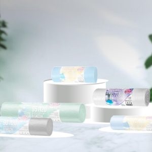 Magia Müllsäcke Transparent mit Griffen 72×90 cm – 15 Stk.